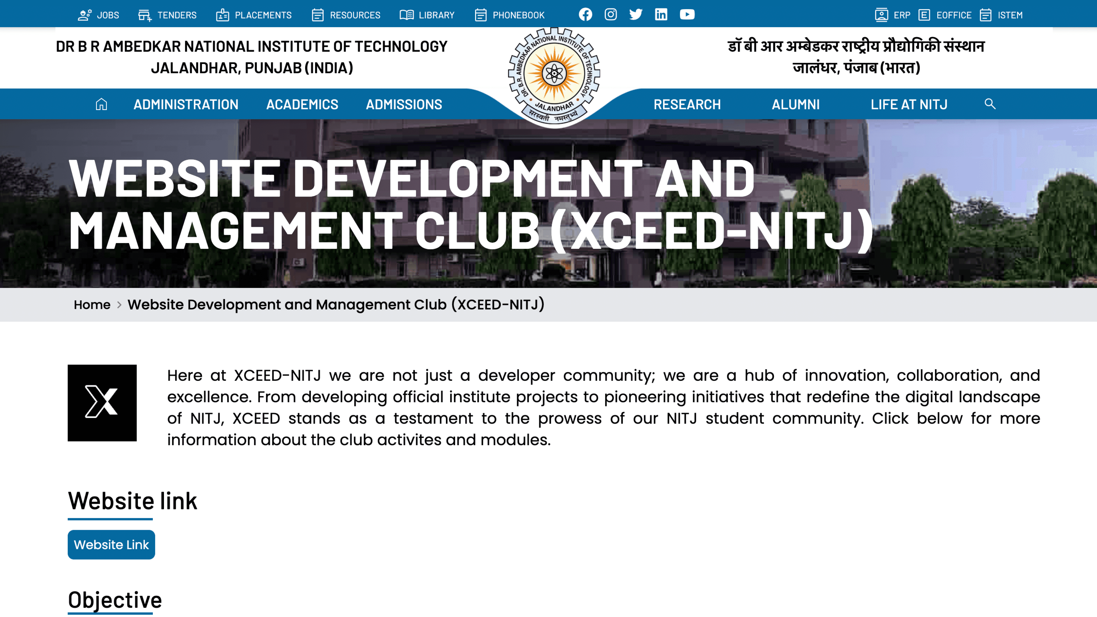 WDMC NITJ Feature Contribution project image